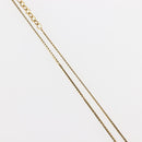 Christian Dior Necklace metal Gold Auth 144688-6