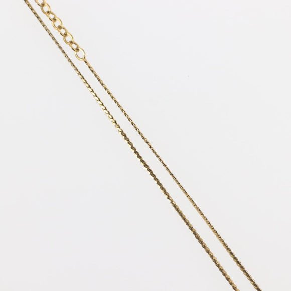 Christian Dior Necklace metal Gold Auth 144688