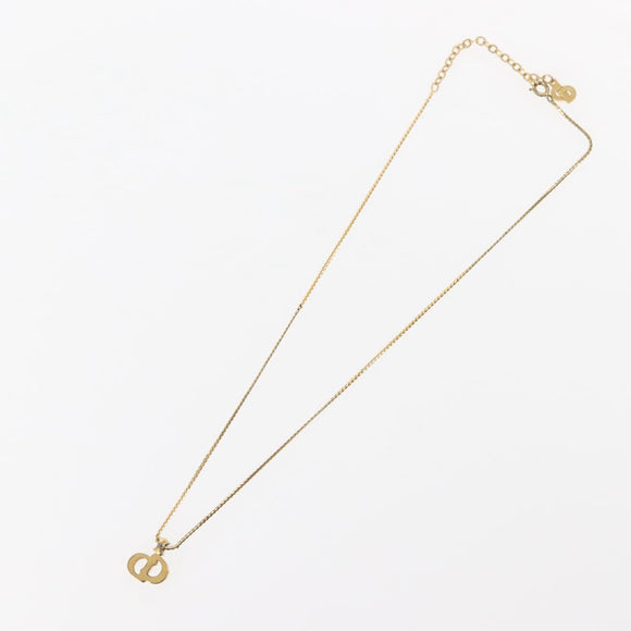 Christian Dior Necklace metal Gold Auth 144688