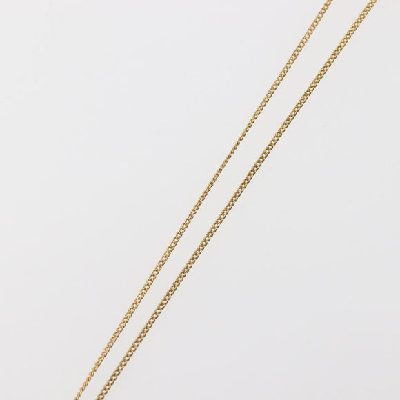 Christian Dior Necklace metal Gold Auth 144689