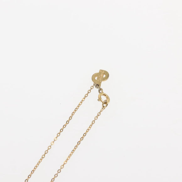 Christian Dior Necklace metal Gold Auth 144690