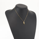 Christian Dior Necklace metal Gold Auth 144690-16