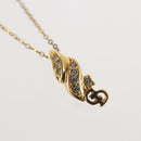 Christian Dior Necklace metal Gold Auth 144690-3