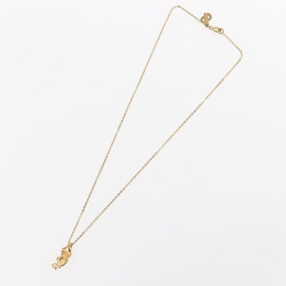 Christian Dior Necklace metal Gold Auth 144690
