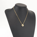 Christian Dior Necklace metal Gold Auth 144692-12