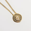 Christian Dior Necklace metal Gold Auth 144692-3