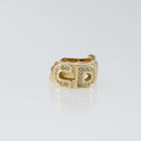 Christian Dior Earring metal Gold Auth 144694-2