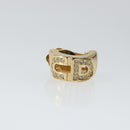 Christian Dior Earring metal Gold Auth 144694-7