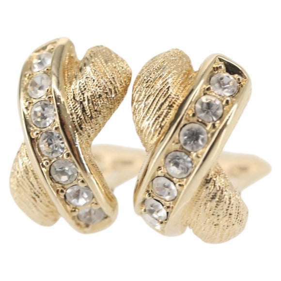 Christian Dior Earring metal Gold Auth 144696