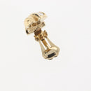 Christian Dior Earring metal Gold Auth 144696-4