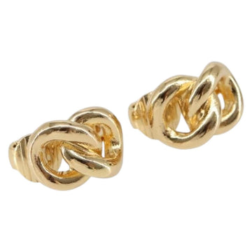 Christian Dior Earring metal Gold Auth 144697