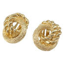 Christian Dior Earring metal Gold Auth 144698-1