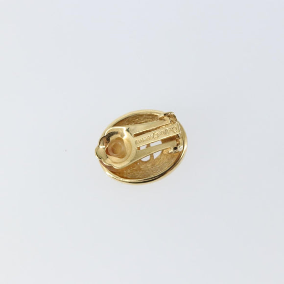 Christian Dior Earring metal Gold Auth 144699