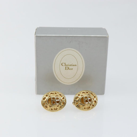 Christian Dior Earring metal Gold Auth 144699