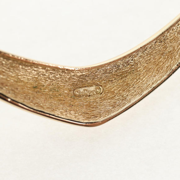 Christian Dior Necklace metal Gold Auth 144702V