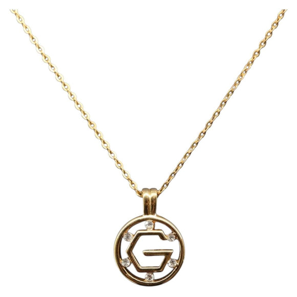 GIVENCHY Necklace metal Gold Auth 144703