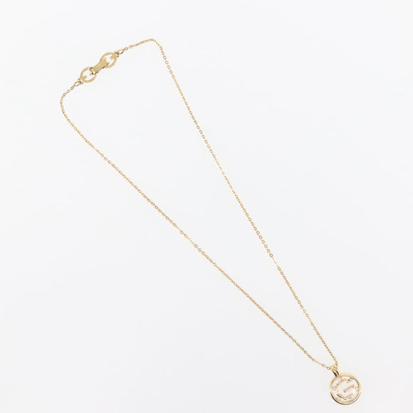 GIVENCHY Necklace metal Gold Auth 144703