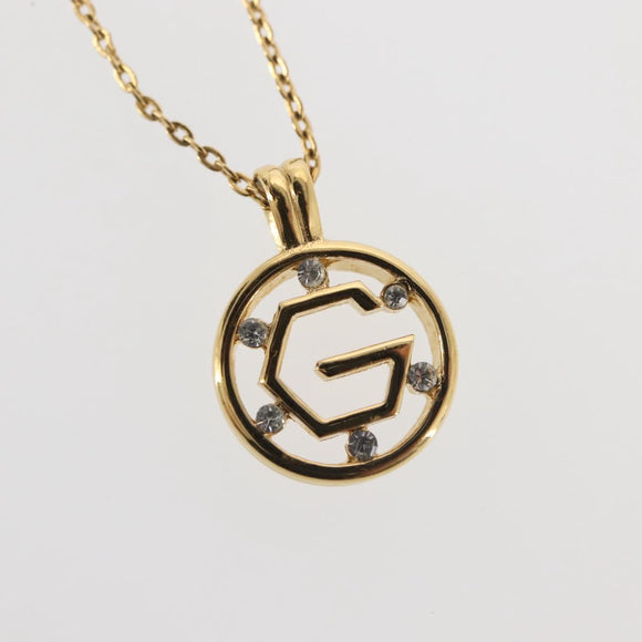 GIVENCHY Necklace metal Gold Auth 144703