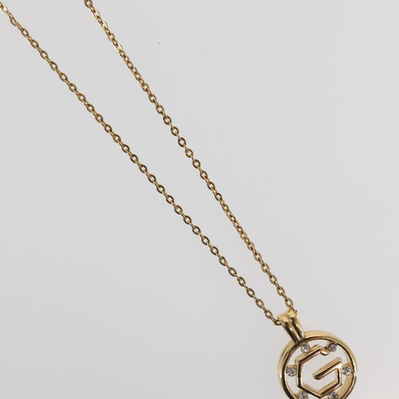 GIVENCHY Necklace metal Gold Auth 144703