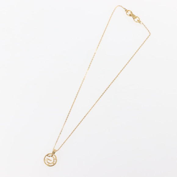 GIVENCHY Necklace metal Gold Auth 144703