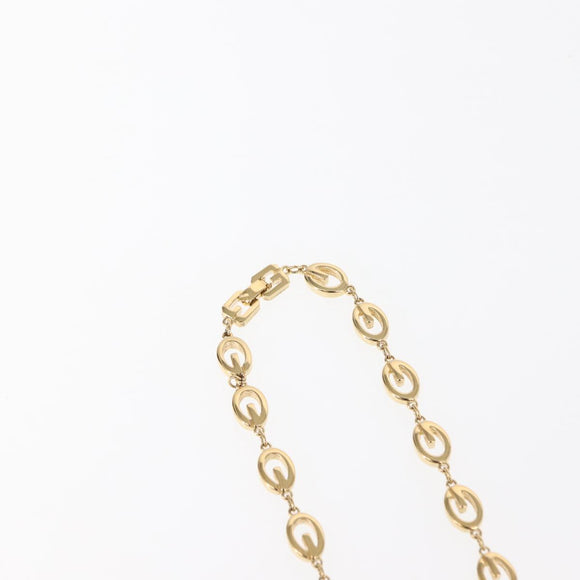 GIVENCHY Necklace metal Gold Auth 144704