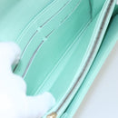 LOUIS VUITTON Monogram Vernis Portefeuille Sarah Wallet Peppermint Auth 144714-10