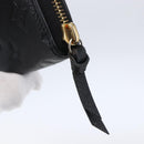 LOUIS VUITTON Monogram Empreinte Zippy Wallet Wallet Black M61864 LV Auth 144716-8