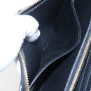 LOUIS VUITTON Monogram Empreinte Zippy Wallet Wallet Black M61864 LV Auth 144716-17