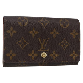 LOUIS VUITTON Monogram Porte Monnaie Billets Tresor Wallet M61730 LV Auth 144718