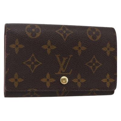LOUIS VUITTON Monogram Porte Monnaie Billets Tresor Wallet M61730 LV Auth 144718