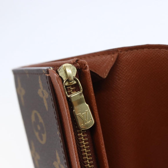 LOUIS VUITTON Monogram Porte Monnaie Billets Tresor Wallet M61730 LV Auth 144718