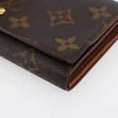 LOUIS VUITTON Monogram Porte Monnaie Billets Tresor Wallet M61730 LV Auth 144718-7