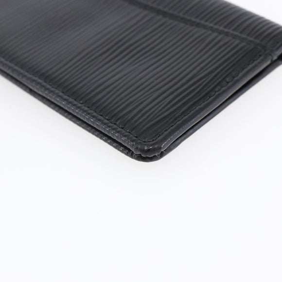 LOUIS VUITTON Epi Organizer De Poch Card Case Black M63582 LV Auth 144721