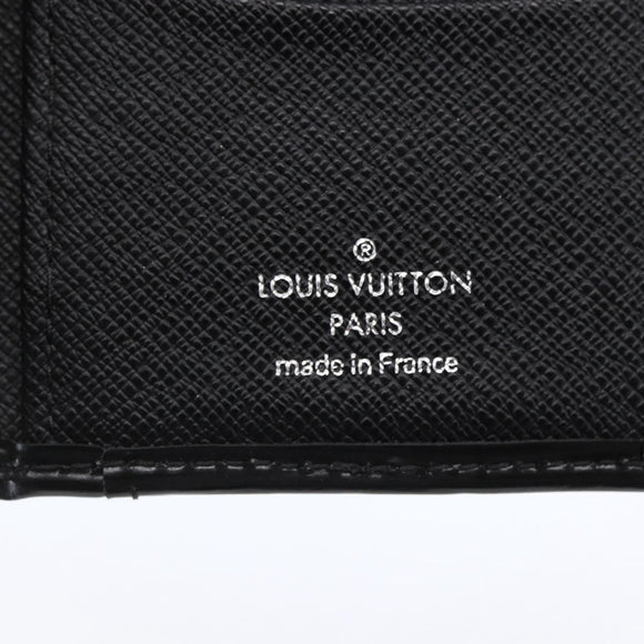 LOUIS VUITTON Epi Organizer De Poch Card Case Black M63582 LV Auth 144721