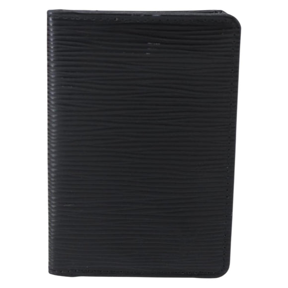 LOUIS VUITTON Epi Organizer De Poch Card Case Black M63582 LV Auth 144721