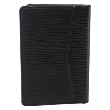 LOUIS VUITTON Epi Organizer De Poch Card Case Black M63582 LV Auth 144721 - 0