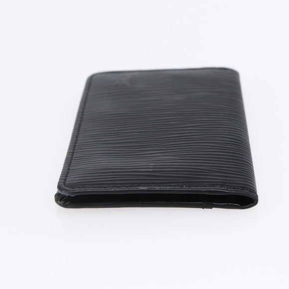 LOUIS VUITTON Epi Organizer De Poch Card Case Black M63582 LV Auth 144721