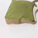 PRADA Pouch Bag Nylon 3 Set Green Khaki Light green Auth 144723-17