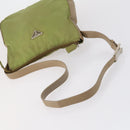 PRADA Pouch Bag Nylon 3 Set Green Khaki Light green Auth 144723-18