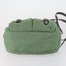 PRADA Pouch Bag Nylon 3 Set Green Khaki Light green Auth 144723-7