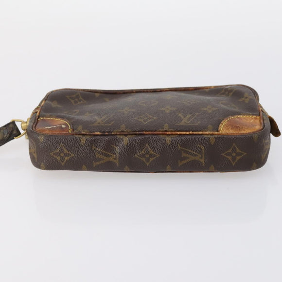 LOUIS VUITTON Burberry Monogram Nova Check Bag Canvas 3 Set Black Auth 144724