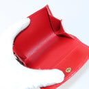 LOUIS VUITTON Epi Vernis Taiga Wallet 7 Set Red Black Brown LV Auth 144728-13