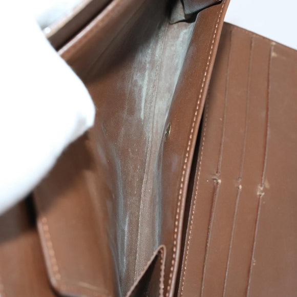 LOUIS VUITTON Epi Vernis Taiga Wallet 7 Set Red Black Brown LV Auth 144728