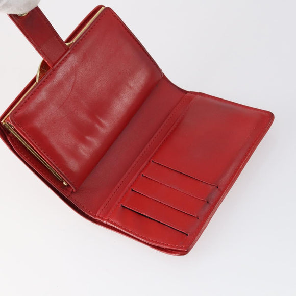 LOUIS VUITTON Epi Vernis Taiga Wallet 7 Set Red Black Brown LV Auth 144728