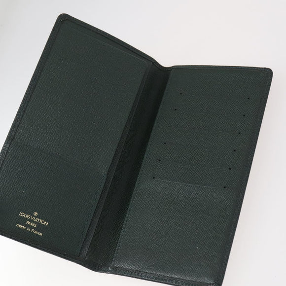 LOUIS VUITTON Epi Vernis Taiga Wallet 7 Set Red Black Brown LV Auth 144728