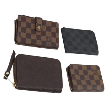 LOUIS VUITTON Monogram Monogram Eclipse Wallet Empreinte 4Set LV Auth 144731