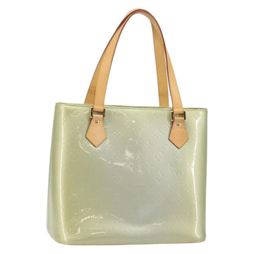 LOUIS VUITTON Monogram Vernis Houston Hand Bag Gris M91053 LV Auth 144763