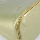 LOUIS VUITTON Monogram Vernis Houston Hand Bag Gris M91053 LV Auth 144763-14