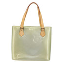 LOUIS VUITTON Monogram Vernis Houston Hand Bag Gris M91053 LV Auth 144763-13