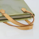 LOUIS VUITTON Monogram Vernis Houston Hand Bag Gris M91053 LV Auth 144763-7